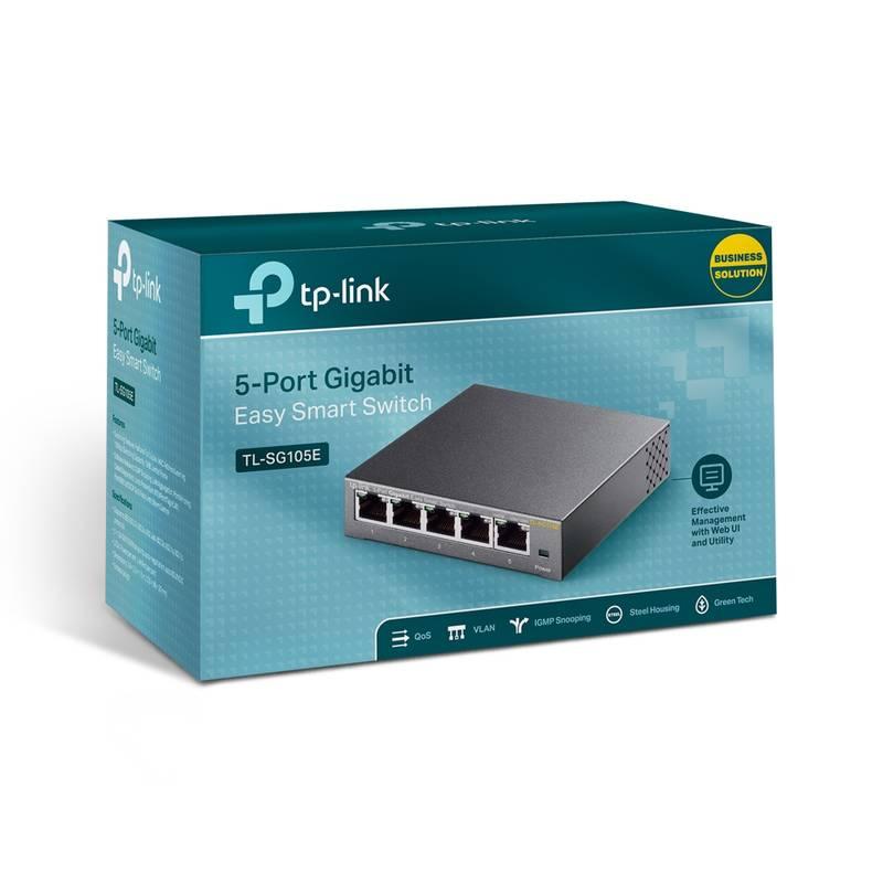 Switch TP-Link TL-SG105E šedý