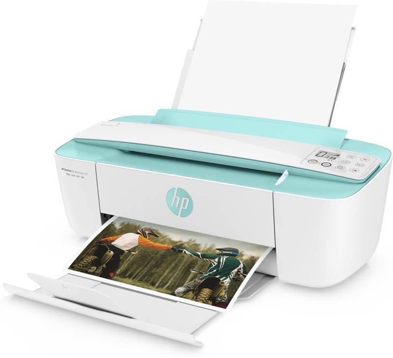 Tiskárna multifunkční HP DeskJet Ink Advantage 3785 bílá barva zelená barva, Tiskárna, multifunkční, HP, DeskJet, Ink, Advantage, 3785, bílá, barva, zelená, barva