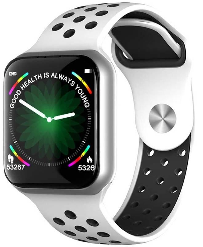 Chytré hodinky IMMAX SW13 stříbrné bílé