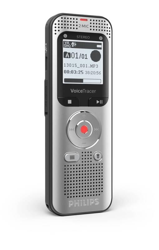 Diktafon Philips DVT2050 stříbrný