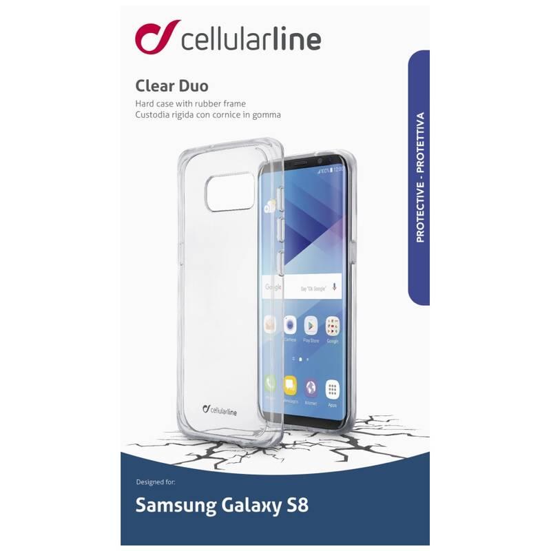 Kryt na mobil CellularLine Clear Duo pro Samsung Galaxy S8 průhledný, Kryt, na, mobil, CellularLine, Clear, Duo, pro, Samsung, Galaxy, S8, průhledný