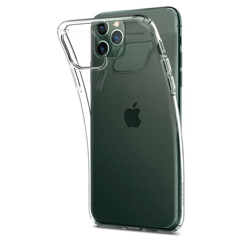 Kryt na mobil Spigen Liquid Crystal pro Apple iPhone 11 Pro Max průhledný