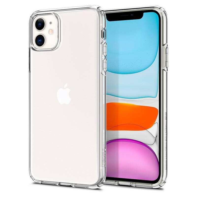 Kryt na mobil Spigen Liquid Crystal pro Apple iPhone 11 průhledný, Kryt, na, mobil, Spigen, Liquid, Crystal, pro, Apple, iPhone, 11, průhledný