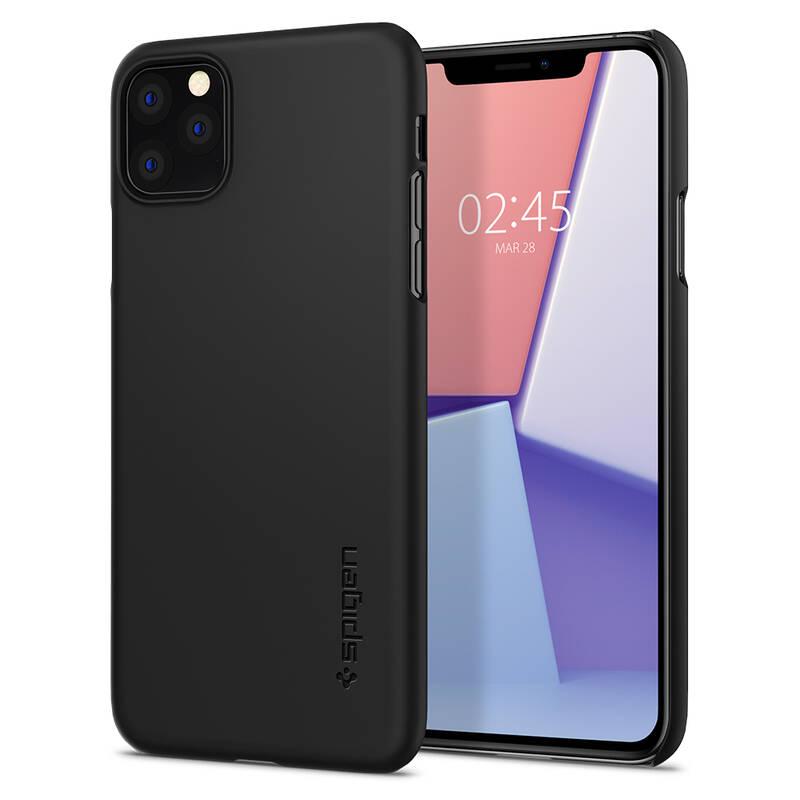 Kryt na mobil Spigen Thin Fit pro Apple iPhone 11 Pro černý