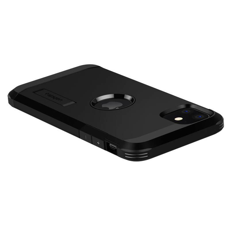 Kryt na mobil Spigen Tough Armor pro Apple iPhone 11 černý