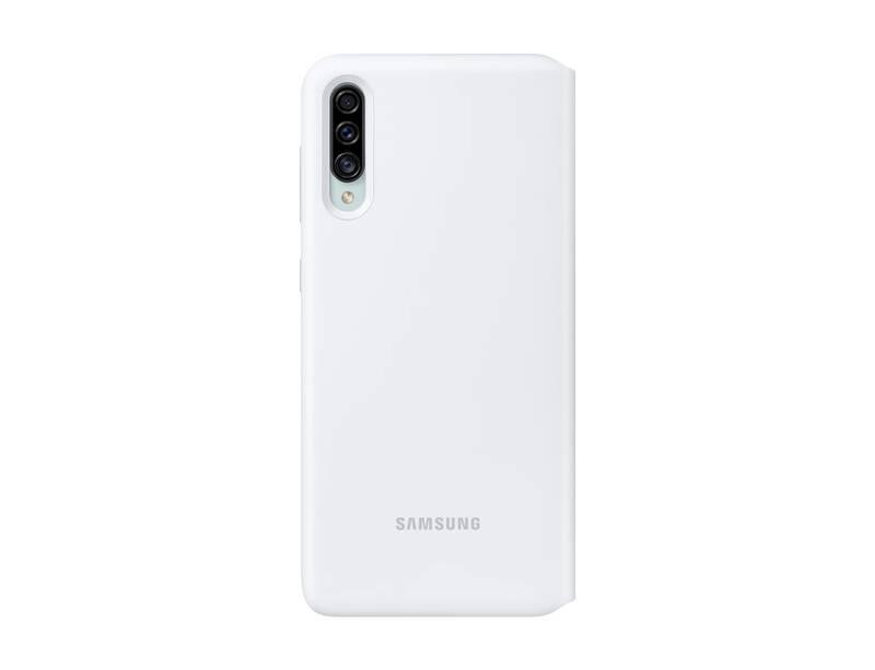 Pouzdro na mobil flipové Samsung Wallet Cover pro Galaxy A30s bílé