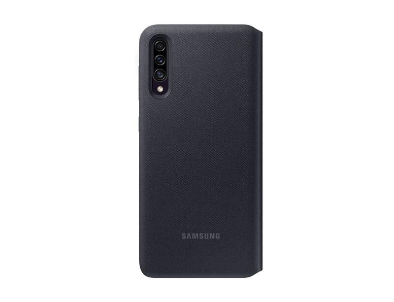 Pouzdro na mobil flipové Samsung Wallet Cover pro Galaxy A30s černé