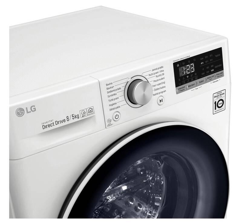 Pračka se sušičkou LG F4DN508N0 bílá, Pračka, se, sušičkou, LG, F4DN508N0, bílá