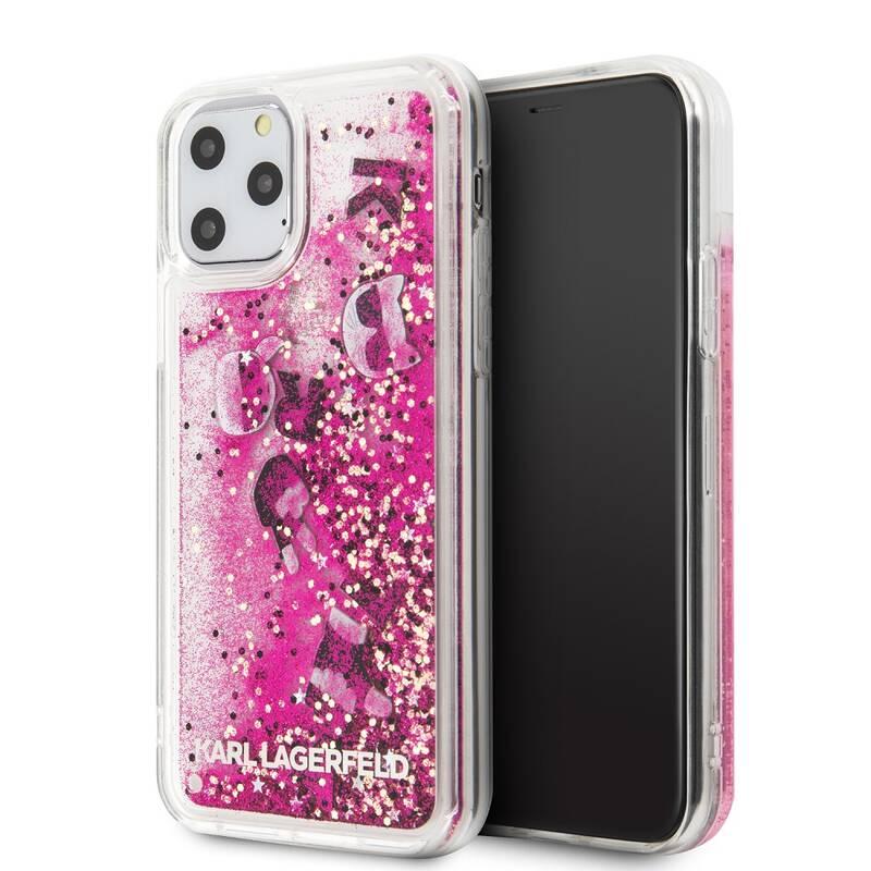 Kryt na mobil Karl Lagerfeld Floating Charms pro Apple iPhone 11 růžový, Kryt, na, mobil, Karl, Lagerfeld, Floating, Charms, pro, Apple, iPhone, 11, růžový