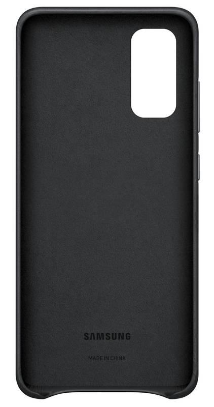 Kryt na mobil Samsung Leather Cover pro Galaxy S20 černý