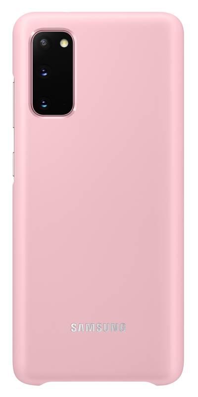 Kryt na mobil Samsung LED Cover pro Galaxy S20 růžový