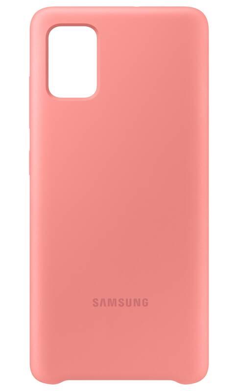 Kryt na mobil Samsung Silicon Cover pro Galaxy A51 růžový, Kryt, na, mobil, Samsung, Silicon, Cover, pro, Galaxy, A51, růžový