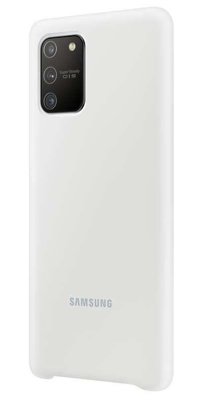 Kryt na mobil Samsung Silicon Cover pro Galaxy S10 Lite bílý