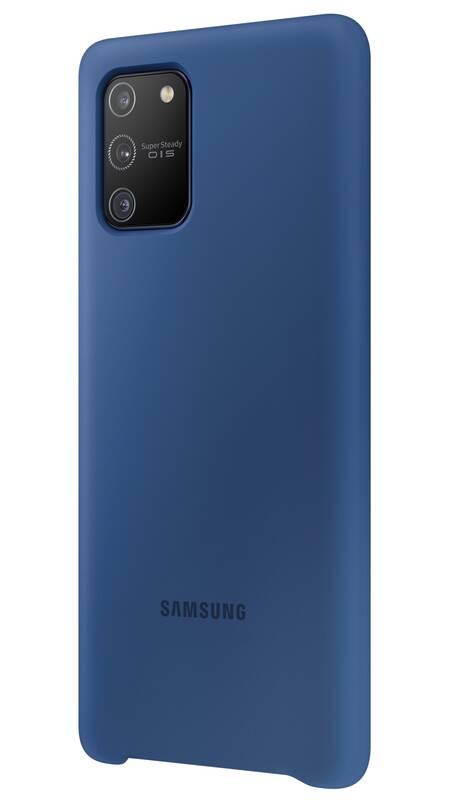 Kryt na mobil Samsung Silicon Cover pro Galaxy S10 Lite modrý