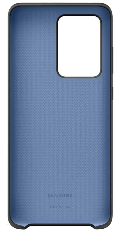 Kryt na mobil Samsung Silicon Cover pro Galaxy S20 Ultra černý