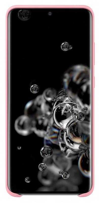 Kryt na mobil Samsung Silicon Cover pro Galaxy S20 Ultra růžový