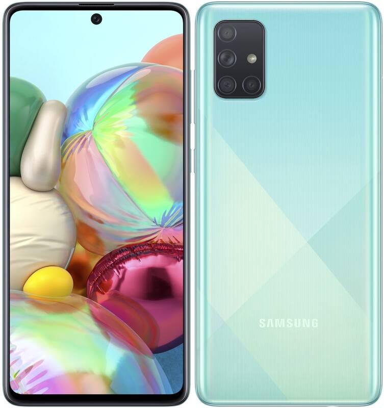 Mobilní telefon Samsung Galaxy A71 modrý, Mobilní, telefon, Samsung, Galaxy, A71, modrý