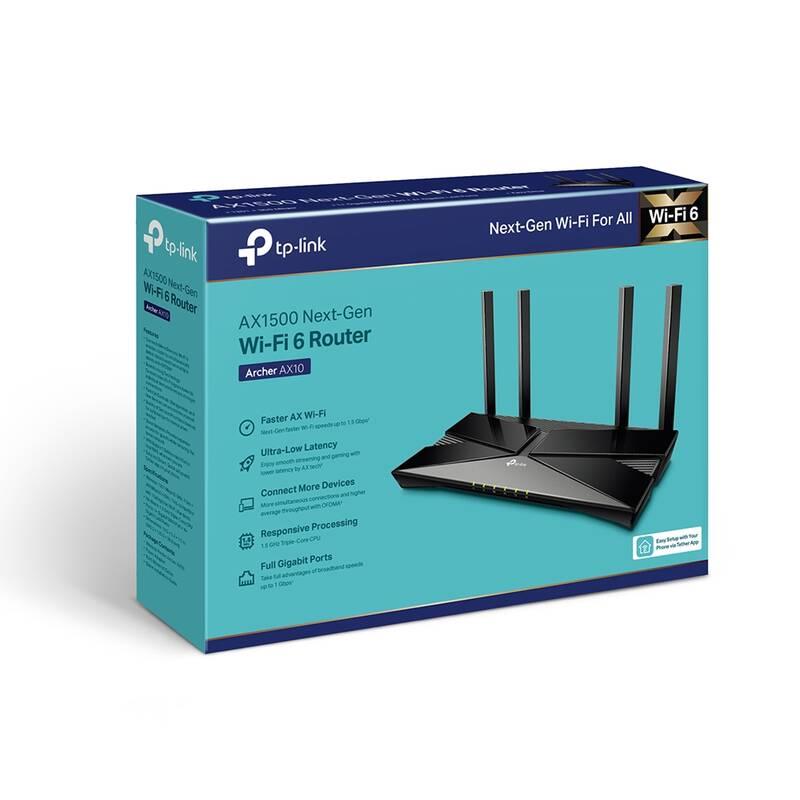 Router TP-Link Archer AX10 černý, Router, TP-Link, Archer, AX10, černý