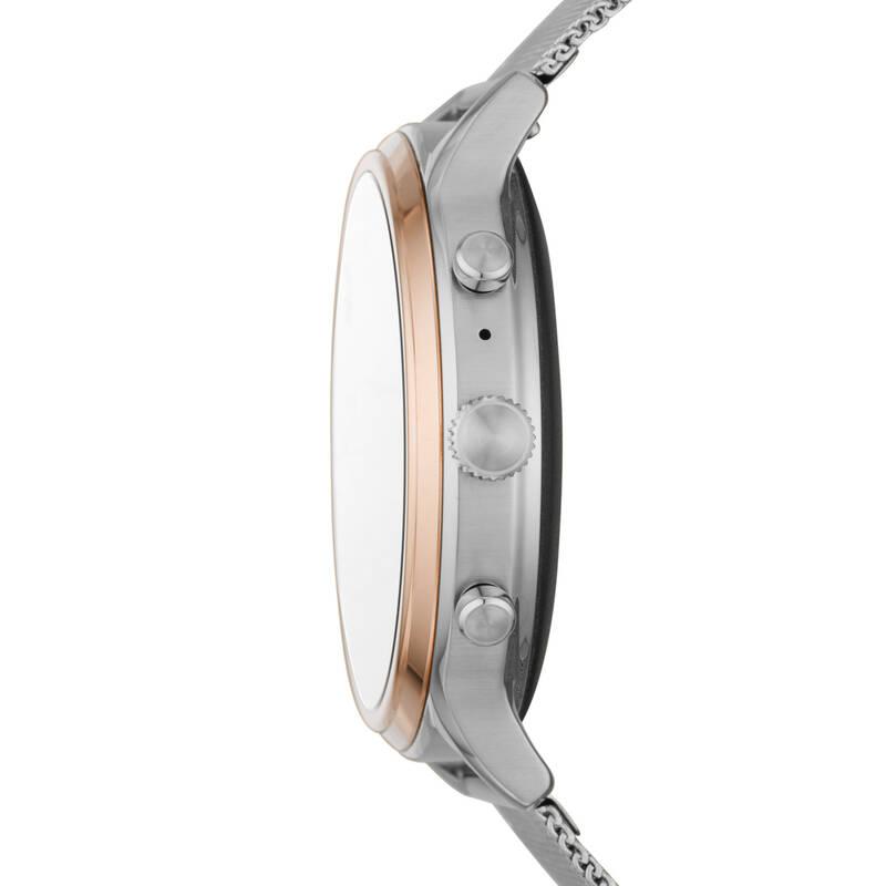 Chytré hodinky Fossil FTW6061 HR - Stainless steel Mesh