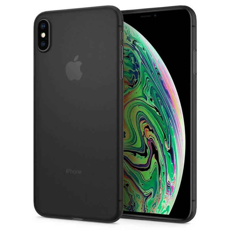 Kryt na mobil Spigen Air Skin pro Apple iPhone Xs Max černý