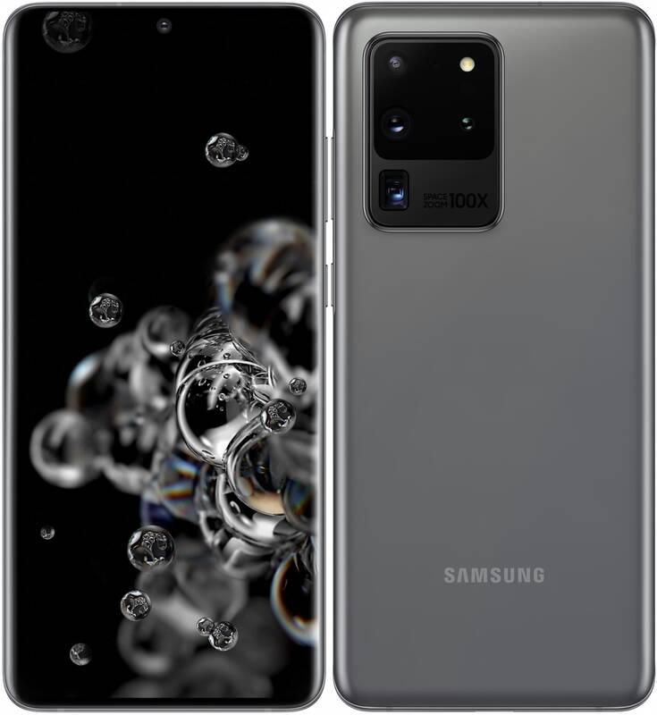 Mobilní telefon Samsung Galaxy S20 Ultra 5G šedý, Mobilní, telefon, Samsung, Galaxy, S20, Ultra, 5G, šedý