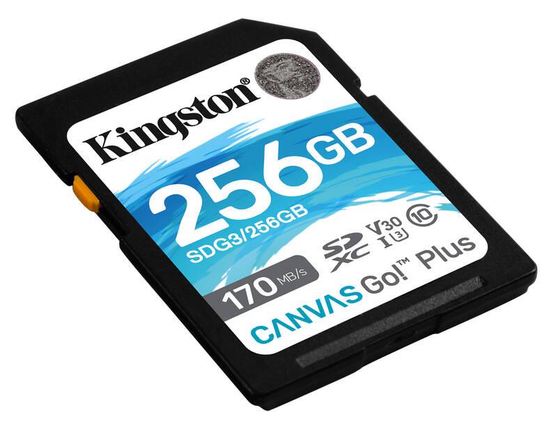 Paměťová karta Kingston Canvas Go! Plus SDXC 256GB UHS-I U3, Paměťová, karta, Kingston, Canvas, Go!, Plus, SDXC, 256GB, UHS-I, U3