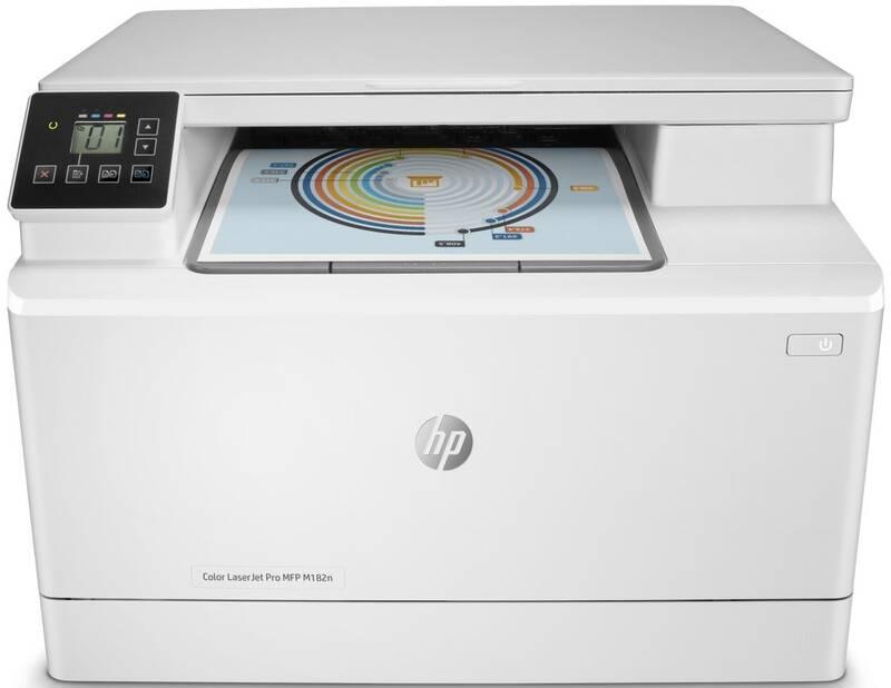 Tiskárna multifunkční HP Color LaserJet Pro MFP M182n bílý, Tiskárna, multifunkční, HP, Color, LaserJet, Pro, MFP, M182n, bílý
