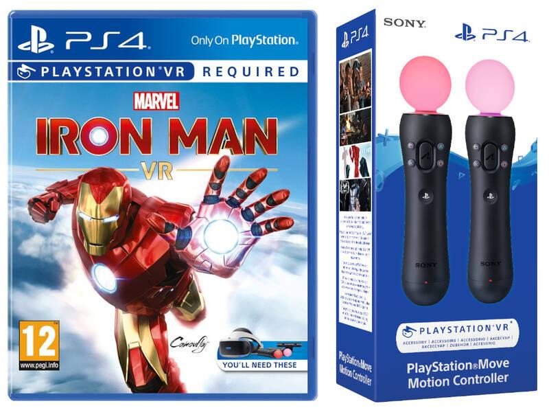 Hra Sony PlayStation VR Marvel's Iron Man VR Move Twin Pack, Hra, Sony, PlayStation, VR, Marvel's, Iron, Man, VR, Move, Twin, Pack