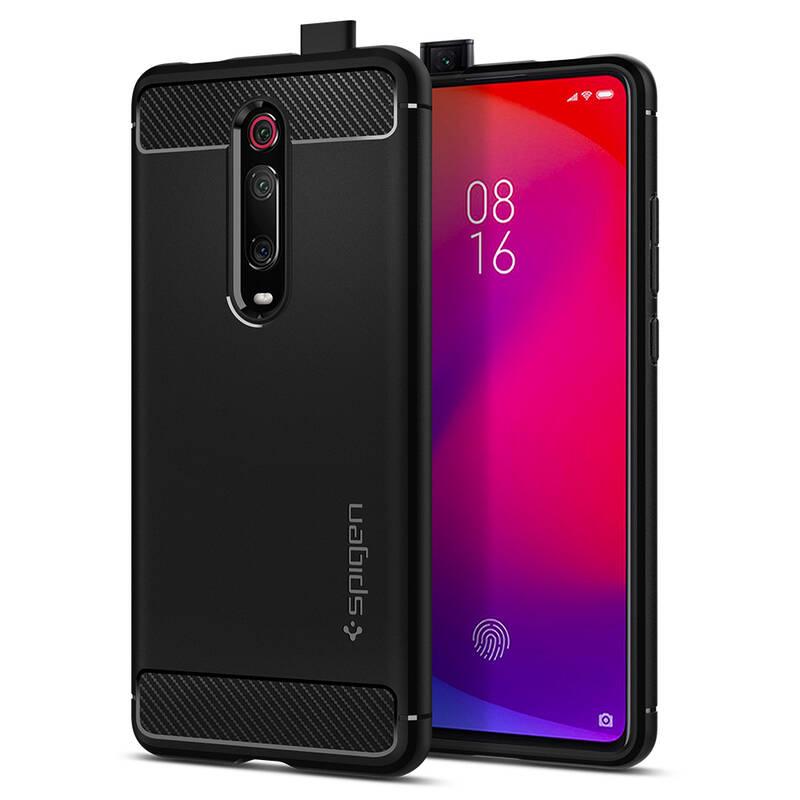 Kryt na mobil Spigen Rugged Armor pro Xiaomi Mi 9T Mi 9T Pro černý