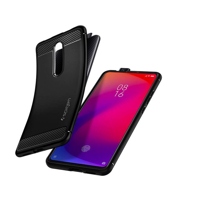 Kryt na mobil Spigen Rugged Armor pro Xiaomi Mi 9T Mi 9T Pro černý