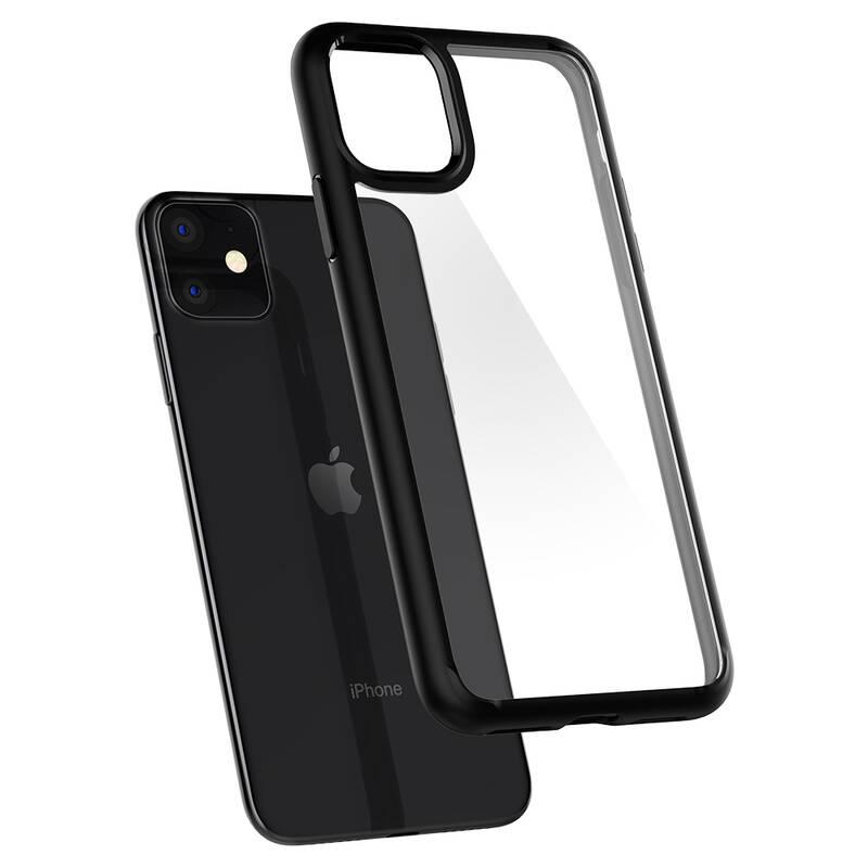 Kryt na mobil Spigen Ultra Hybrid pro Apple iPhone 11 černý průhledný