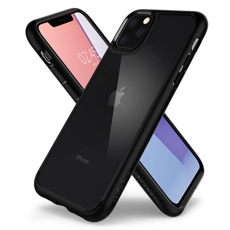 Kryt na mobil Spigen Ultra Hybrid pro Apple iPhone 11 Pro černý průhledný, Kryt, na, mobil, Spigen, Ultra, Hybrid, pro, Apple, iPhone, 11, Pro, černý, průhledný