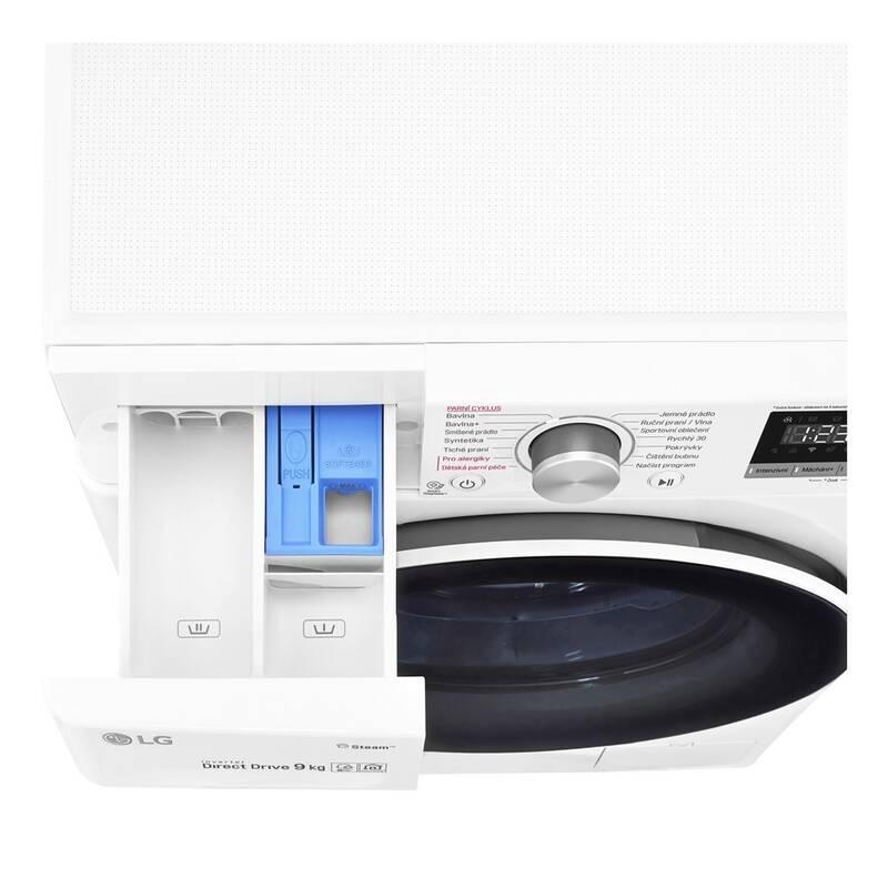 Pračka LG F4WT409AIDD bílá barva