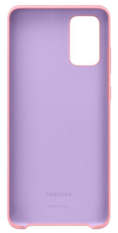 Kryt na mobil Samsung Silicon Cover pro Galaxy S20 růžový