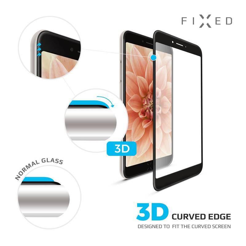 Ochranné sklo FIXED 3D Full-Cover pro Apple iPhone 6 Plus 6s Plus černá, Ochranné, sklo, FIXED, 3D, Full-Cover, pro, Apple, iPhone, 6, Plus, 6s, Plus, černá