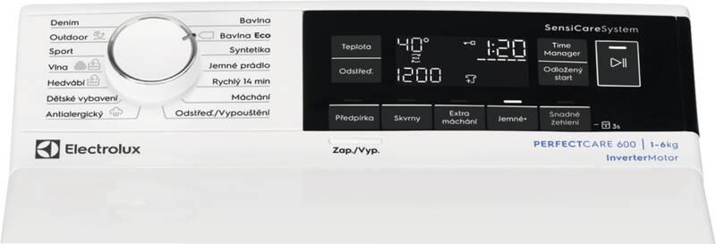 Pračka Electrolux PerfectCare 600 EW6T3262IC bílá barva