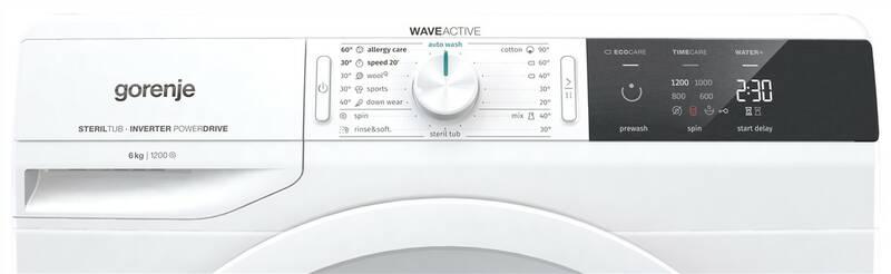 Pračka Gorenje WEI62S3 bílá