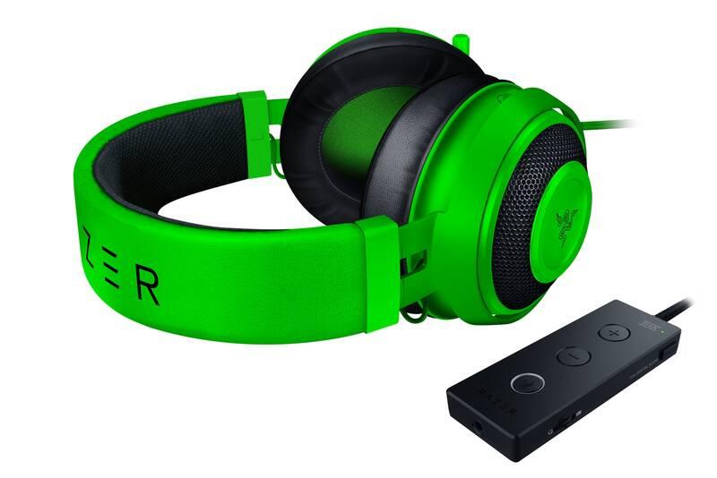 Headset Razer Kraken Tournament Edition černý zelený