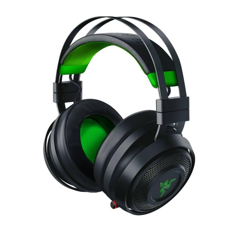 Headset Razer Nari Ultimate pro Xbox One černý zelený