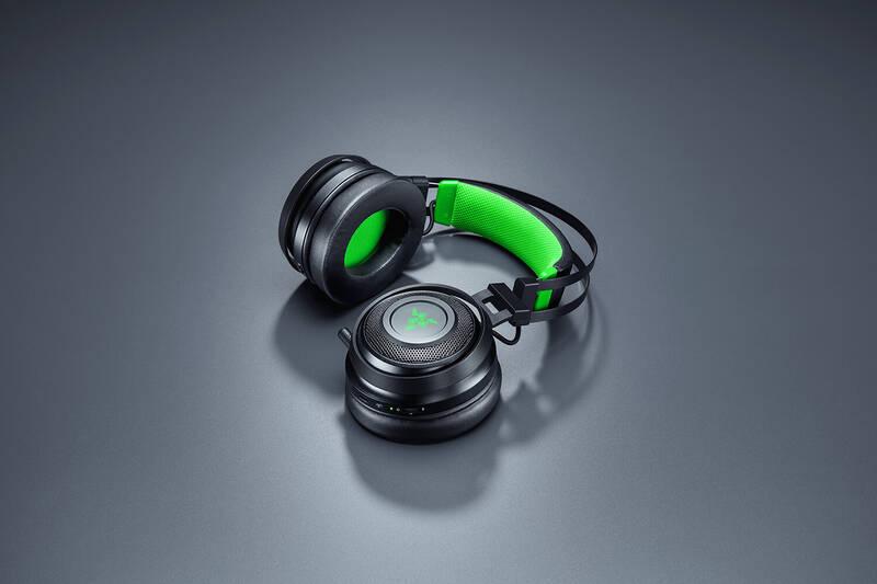 Headset Razer Nari Ultimate pro Xbox One černý zelený, Headset, Razer, Nari, Ultimate, pro, Xbox, One, černý, zelený