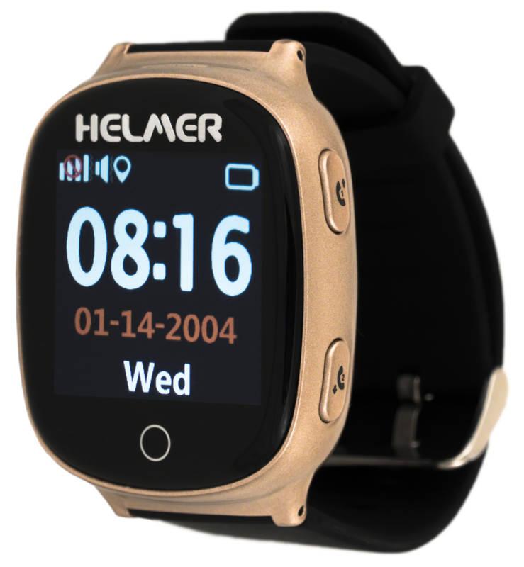 Chytré hodinky Helmer LK 705 dětské s GPS lokátorem bronzový, Chytré, hodinky, Helmer, LK, 705, dětské, s, GPS, lokátorem, bronzový