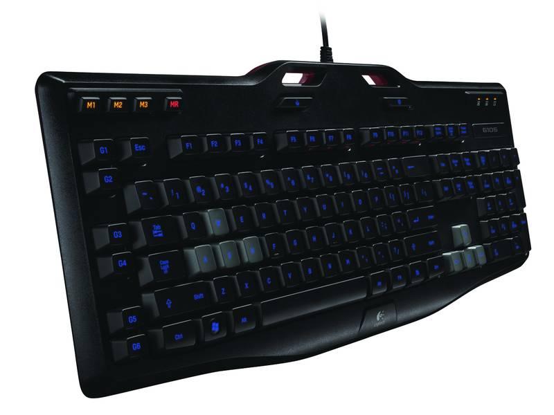 Klávesnice Logitech Gaming G105 US černá, Klávesnice, Logitech, Gaming, G105, US, černá