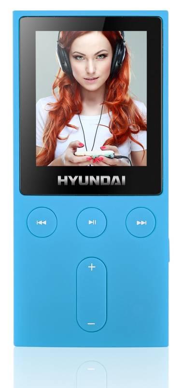 MP3 přehrávač Hyundai MPC 501 GB4 FM BL modrý, MP3, přehrávač, Hyundai, MPC, 501, GB4, FM, BL, modrý