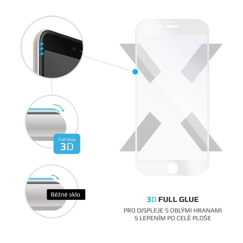 Ochranné sklo FIXED 3D Full-Cover pro Apple iPhone 6 6S bílé, Ochranné, sklo, FIXED, 3D, Full-Cover, pro, Apple, iPhone, 6, 6S, bílé