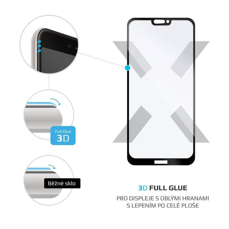 Ochranné sklo FIXED 3D Full-Cover pro Huawei P20 Lite černé
