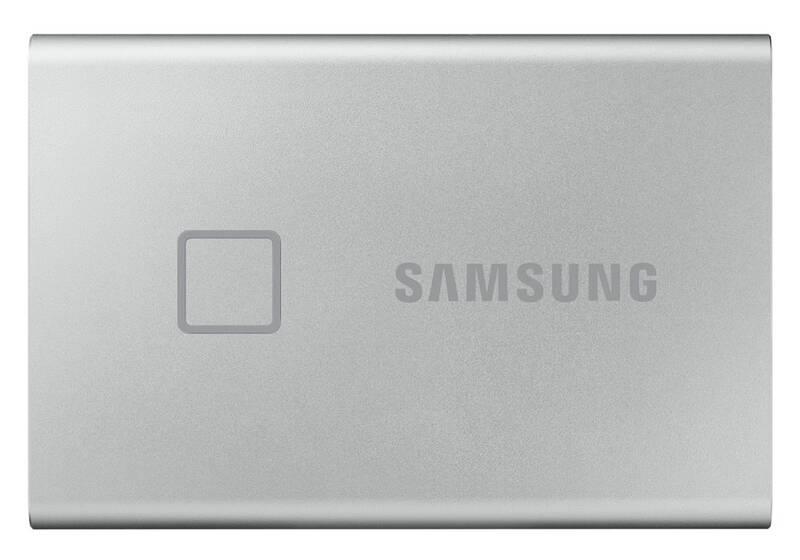 SSD externí Samsung T7 Touch 1TB stříbrný, SSD, externí, Samsung, T7, Touch, 1TB, stříbrný