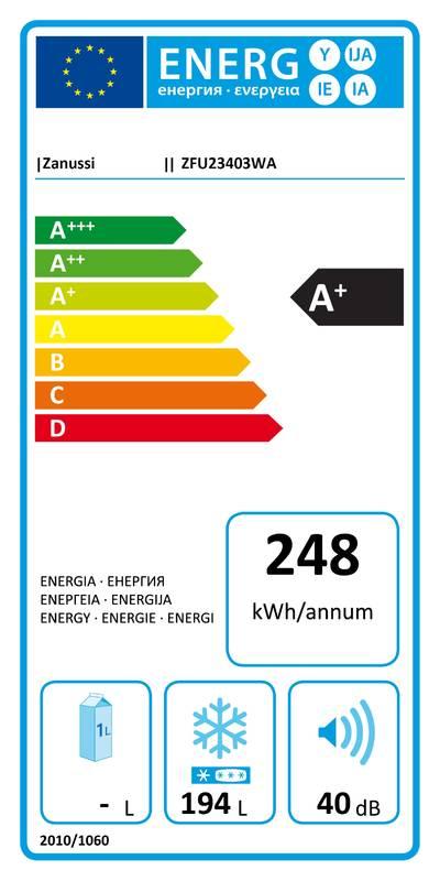 Mraznička Zanussi ZFU23403WA