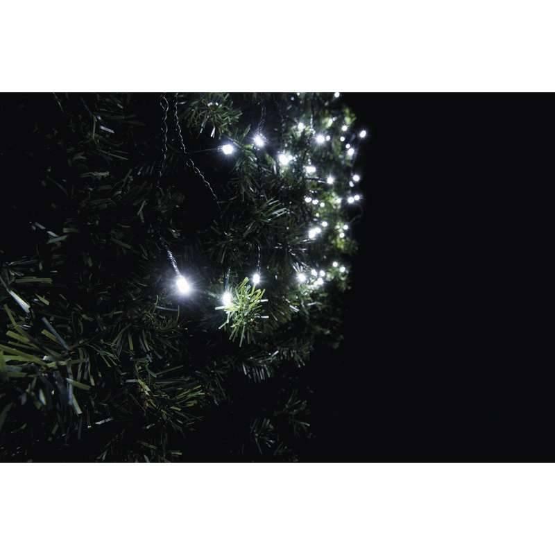 Vánoční osvětlení EMOS 100 LED, záclona,1x2m,studená bílá
