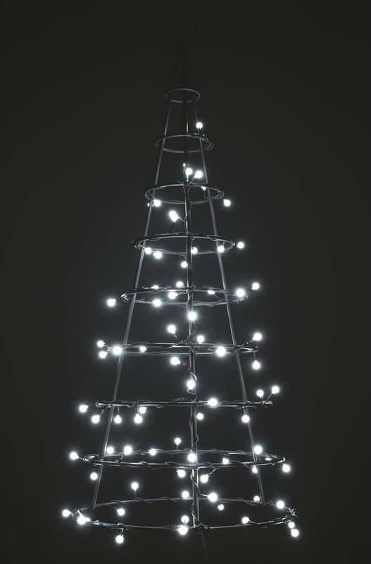Vánoční osvětlení EMOS 200 LED, 20m, řetěz , studená bílá, časovač, i venkovní použití