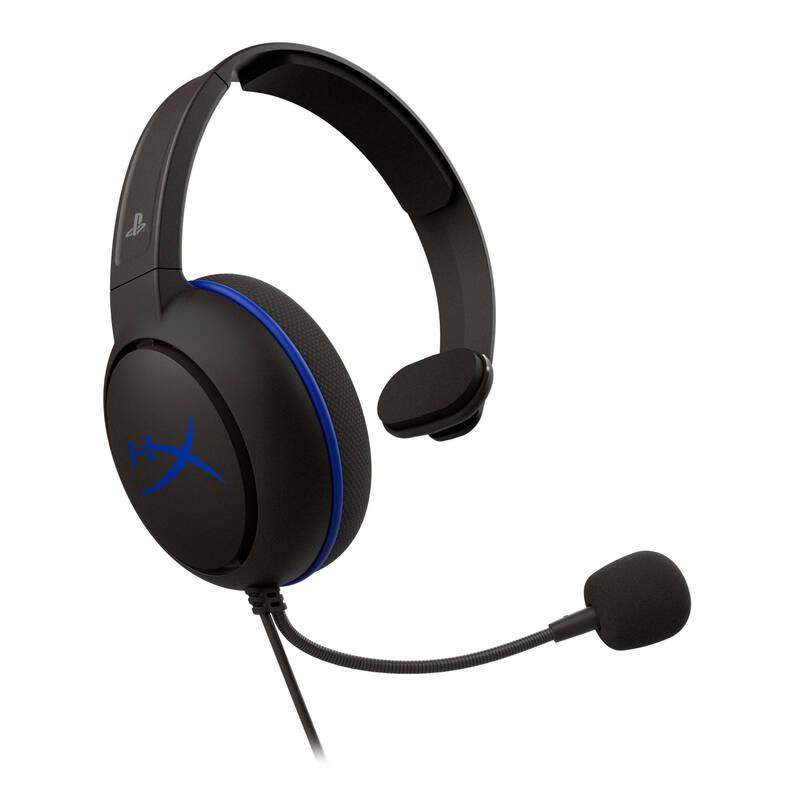 Headset HyperX Cloud Chat - PS4 černý modrý